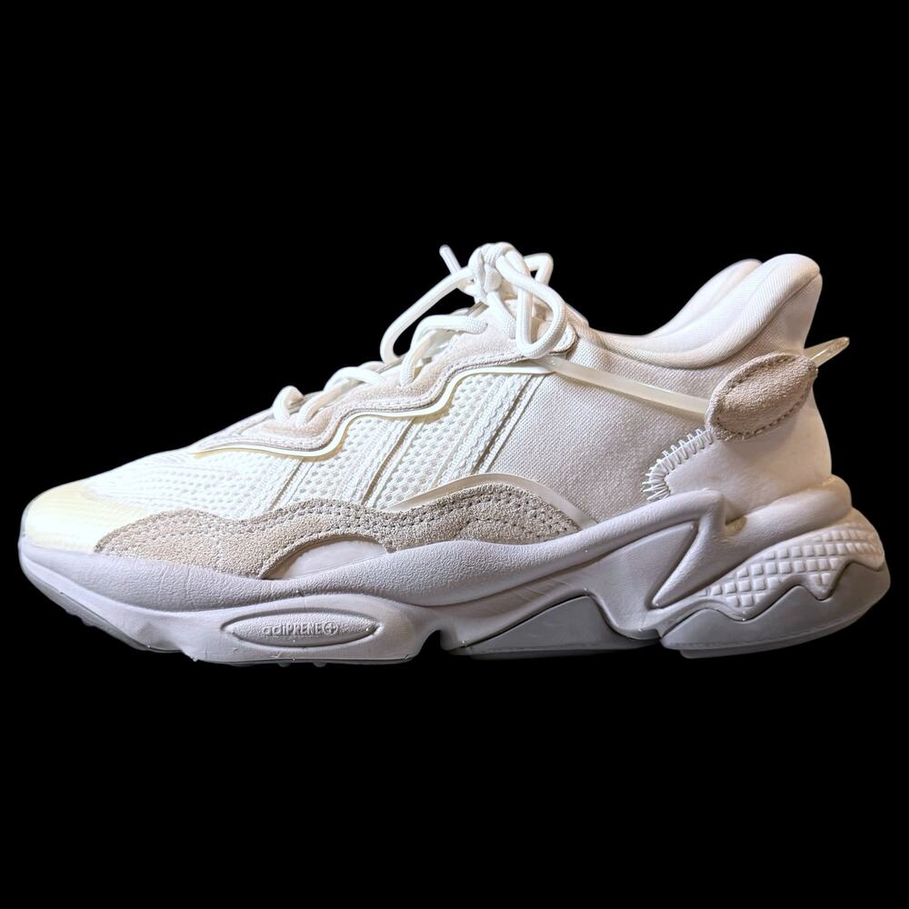 Adidas Ozweego Sneakers Mens White Grey Ortholite Adiprene Shoe Sz 6.5 M / 8 W